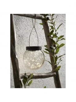 Solar Hängelampe Glory aus Glas, Ø 12 x H 13 cm 8 Solar Hängelampe Glory aus Glas, Ø 12 x H 13 cm -Leuchten Verkaufsladen Solar Hangelampe Glory aus Glas 1