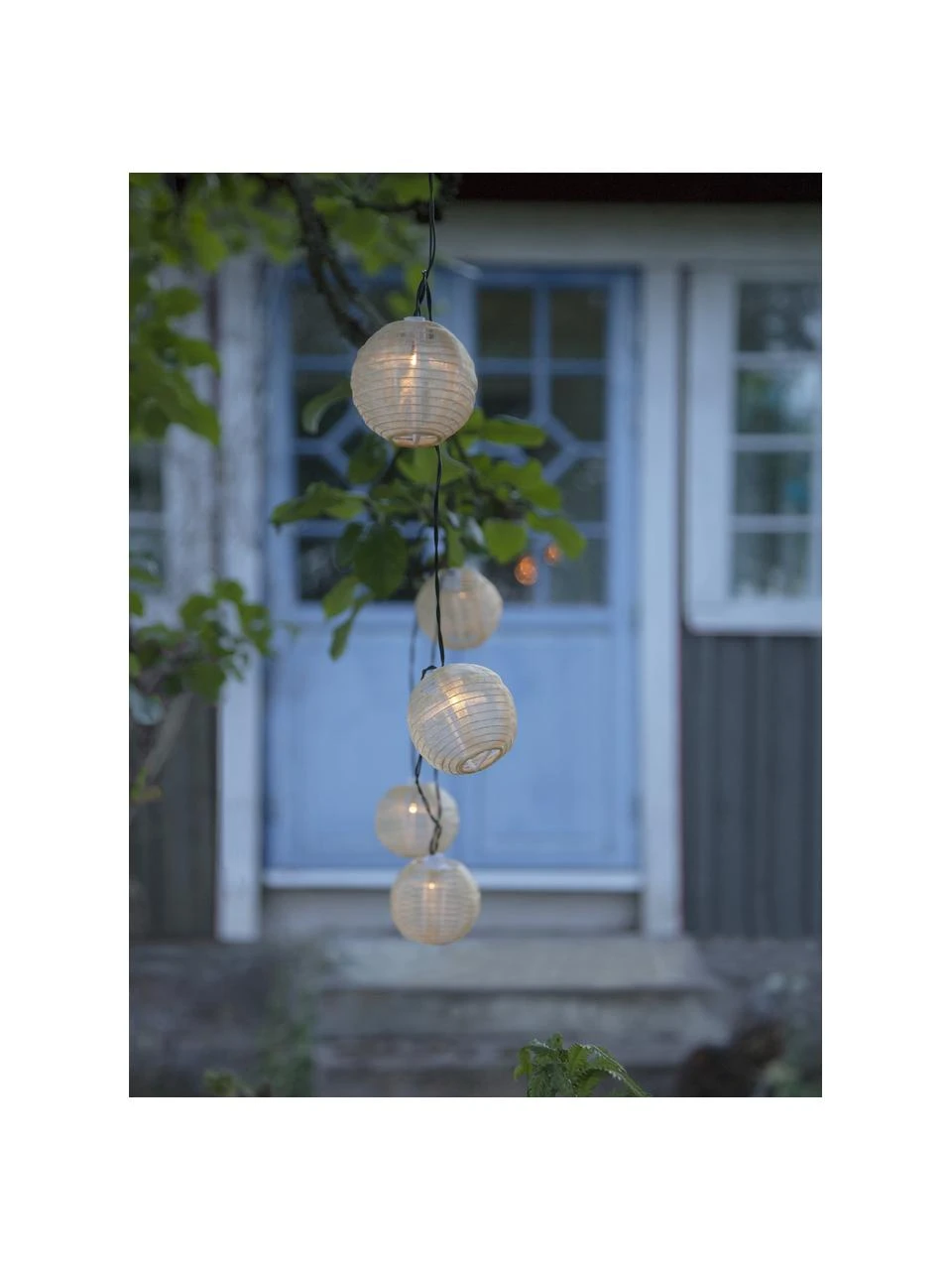 Solar Lichterkette Festival, 440 cm, 10 Lampions, L 440 cm 4 Solar Lichterkette Festival, 440 cm, 10 Lampions, L 440 cm – Bild 2