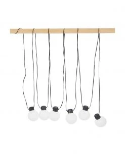 Solar Lichterkette Globus, 700 cm, 6 Lampions, L 700 cm