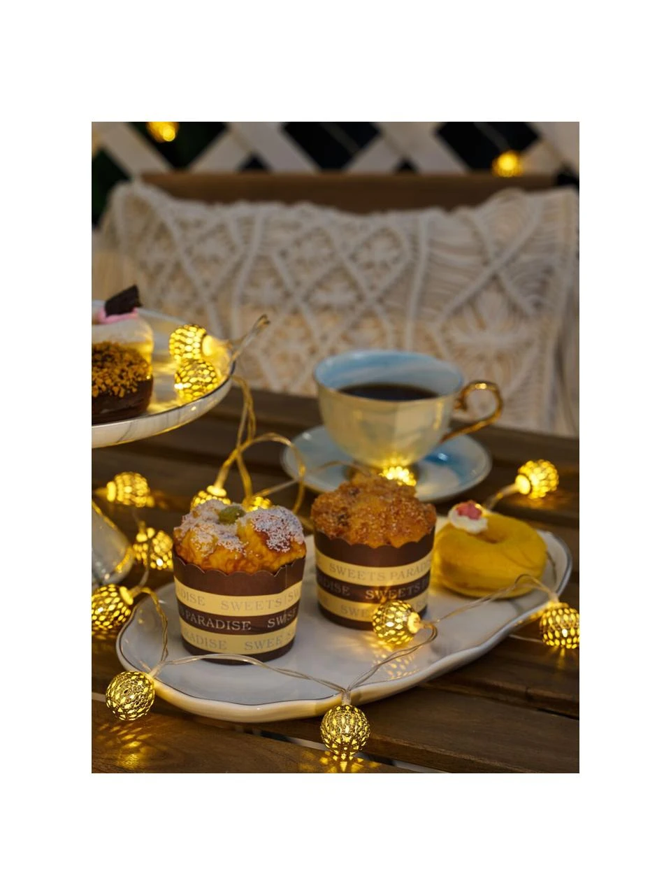 Pauleen Solar Lichterkette Sunshine Glamour, 280 cm, 20 Lampions, L 280 cm 4 Pauleen Solar Lichterkette Sunshine Glamour, 280 cm, 20 Lampions, L 280 cm – Bild 2