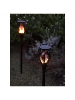Solar Wegeleuchte Maity Sun mit Flammeffekt, 2 St&uuml;ck, Ø 9 x H 70 cm -Leuchten Verkaufsladen Solar Wegeleuchte Maity Sun mit Flammeffekt 2 Stuck 3