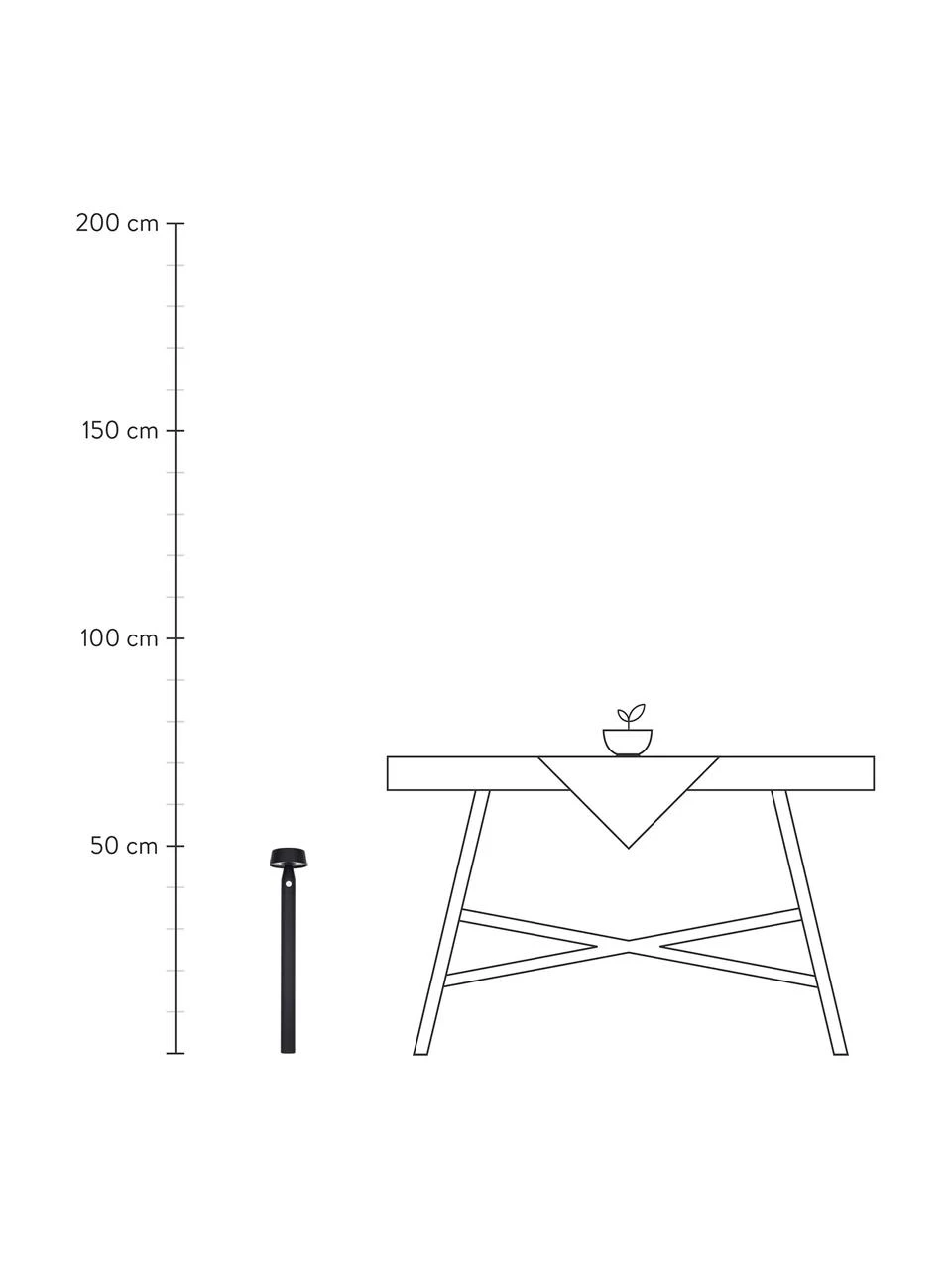 Nordlux Solar Wegeleuchte Nama mit Bewegungssensor, Ø 17 x H 50 cm 5 Nordlux Solar Wegeleuchte Nama mit Bewegungssensor, Ø 17 x H 50 cm – Bild 3