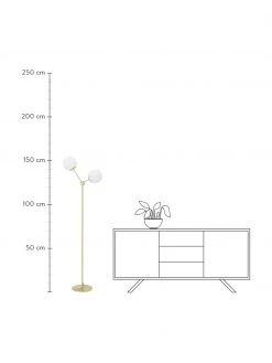 Westwing Collection Stehlampe Aurelia aus Opalglas, Ø 25 x H 155 cm 11 Westwing Collection Stehlampe Aurelia aus Opalglas, Ø 25 x H 155 cm -Leuchten Verkaufsladen Stehlampe Aurelia aus Opalglas 3