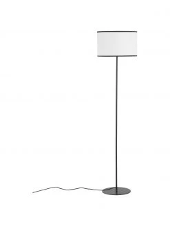 Westwing Collection Stehlampe Claudette mit Leinenschirm, Ø 40 x H 165 cm