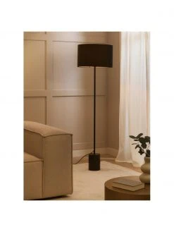 Westwing Collection Stehlampe Cody mit Marmorfu&szlig;, Ø 45 x H 159 cm -Leuchten Verkaufsladen Stehlampe Cody mit Marmorfuss 4