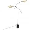 Westwing Collection Stehlampe Freja aus Wiener Geflecht, B 100 x H 160 cm