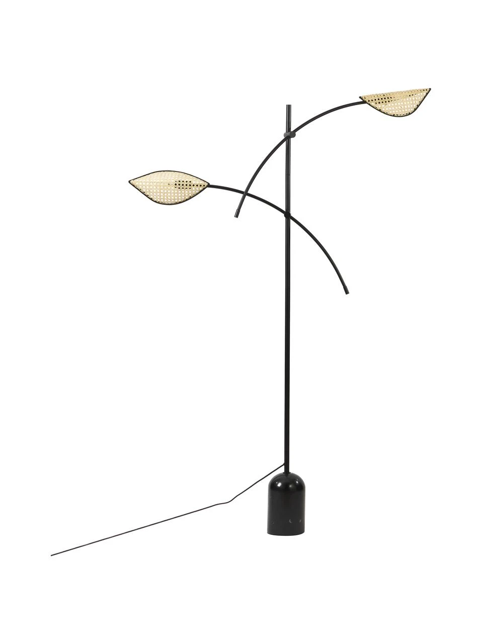 Westwing Collection Stehlampe Freja aus Wiener Geflecht, B 100 x H 160 cm 3 Westwing Collection Stehlampe Freja aus Wiener Geflecht, B 100 x H 160 cm