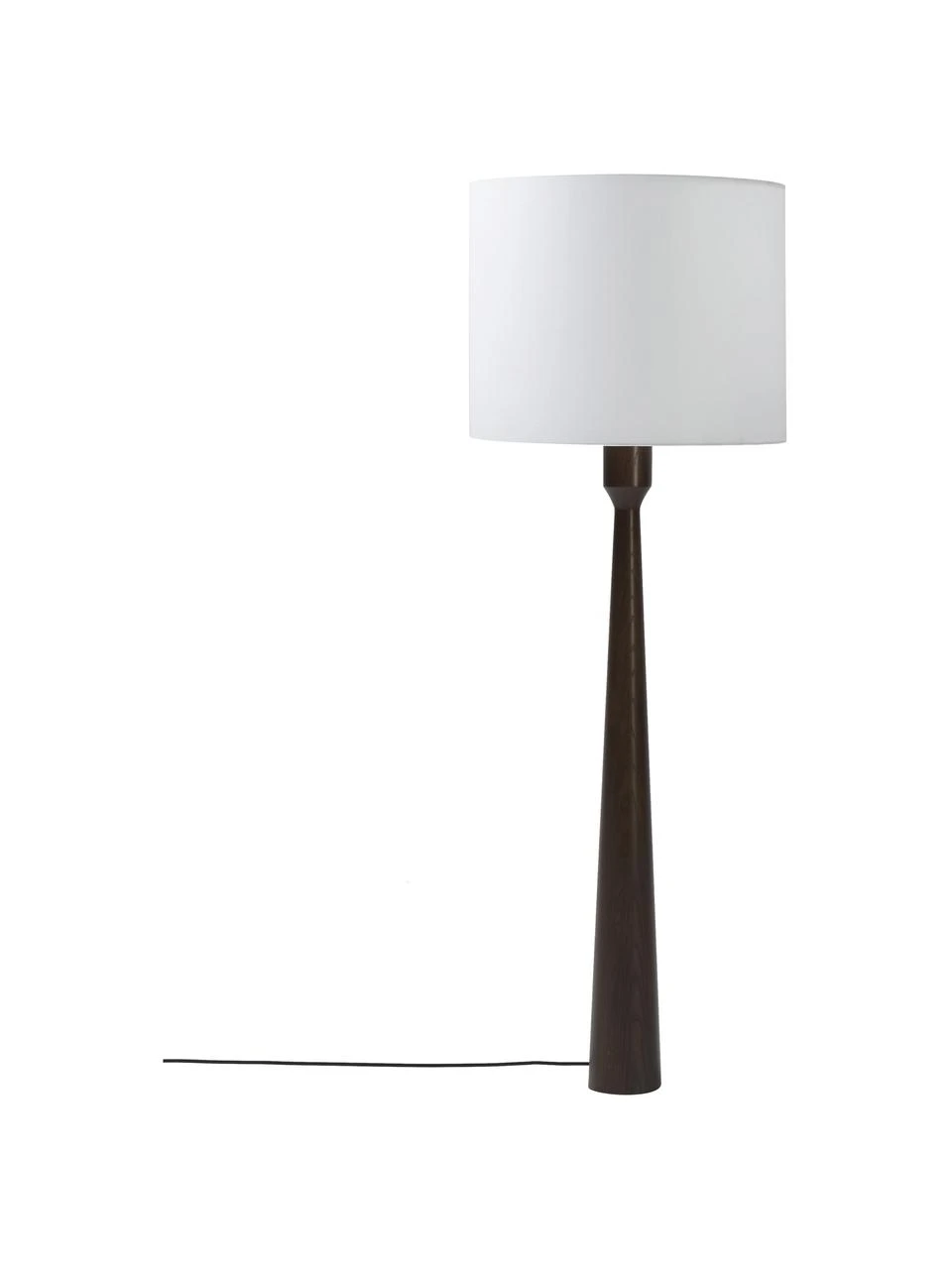 Westwing Collection Stehlampe Jascha aus dunklem Eschenholz, Ø 50 x H 145 cm 3 Westwing Collection Stehlampe Jascha aus dunklem Eschenholz, Ø 50 x H 145 cm