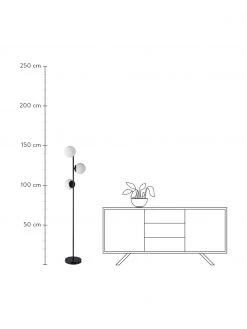 Nordlux Stehlampe Lilly aus Opalglas, Ø 30 x H 150 cm -Leuchten Verkaufsladen Stehlampe Lilly aus Opalglas 3