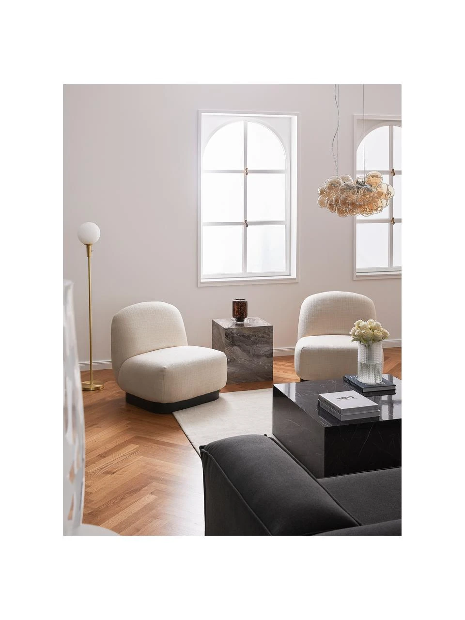 Markslöjd Stehlampe Minna aus Opalglas, Ø 22 x H 144 cm 4 Markslöjd Stehlampe Minna aus Opalglas, Ø 22 x H 144 cm – Bild 2