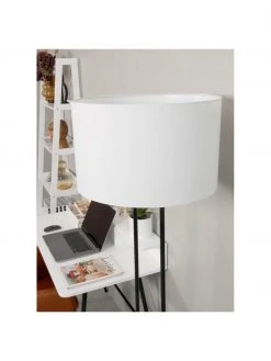 Westwing Collection Stehlampe Pipero mit Betonfu&szlig;, Ø 45 x H 161 cm -Leuchten Verkaufsladen Stehlampe Pipero mit Betonfuss 2