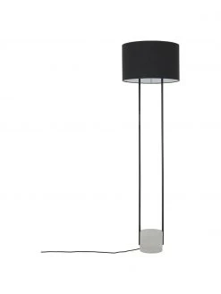 Westwing Collection Stehlampe Pipero mit Betonfu&szlig;, Ø 45 x H 161 cm