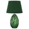 Pauleen Tischlampe Crystal Velvet mit Glasfu&szlig;, Ø 25 x H 41 cm