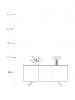 Design for the People Tischlampe Glossy mit Marmorfu&szlig;, Ø 32 x H 32 cm -Leuchten Verkaufsladen Tischlampe Glossy mit Marmorfuss 3