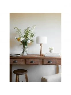 Westwing Collection Tischlampe Jascha aus hellem Eschenholz, Ø 24 x H 43 cm -Leuchten Verkaufsladen Tischlampe Jascha aus hellem Eschenholz 2