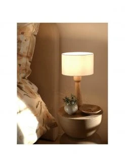 Westwing Collection Tischlampe Jascha aus hellem Eschenholz, Ø 24 x H 43 cm -Leuchten Verkaufsladen Tischlampe Jascha aus hellem Eschenholz 4