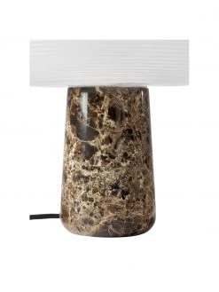 Westwing Collection Tischlampe Mariella mit Marmorfu&szlig;, Ø 32 x H 33 cm -Leuchten Verkaufsladen Tischlampe Mariella mit Marmorfuss 5