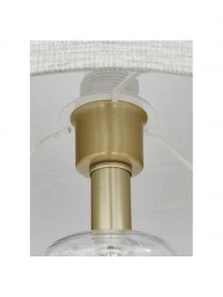 Tischlampe Natty mit Glasfu&szlig;, Ø 31 x H 48 cm -Leuchten Verkaufsladen Tischlampe Natty mit Glasfuss 5