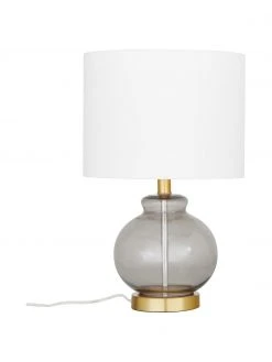 Tischlampe Natty mit Glasfu&szlig;, Ø 31 x H 48 cm