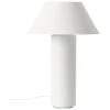 Westwing Collection Tischlampe Niko in Wei&szlig;, Ø 35 x H 55 cm