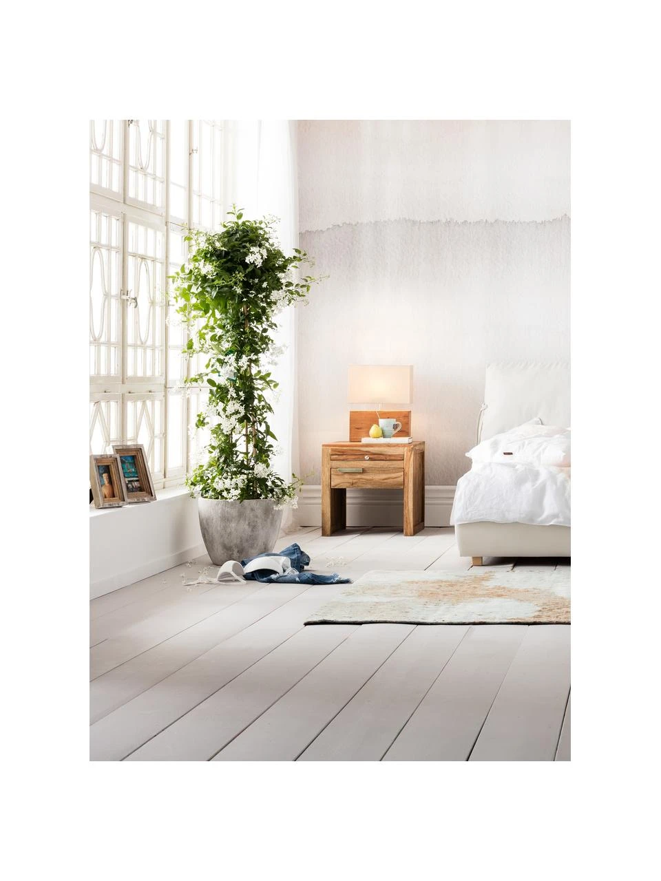 Kare Design Tischlampe Rectangular aus Akazienholz, B 33 x H 43 cm 4 Kare Design Tischlampe Rectangular aus Akazienholz, B 33 x H 43 cm – Bild 2