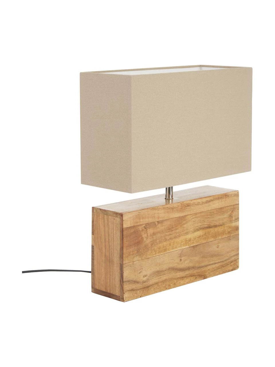 Kare Design Tischlampe Rectangular aus Akazienholz, B 33 x H 43 cm 3 Kare Design Tischlampe Rectangular aus Akazienholz, B 33 x H 43 cm