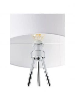 Westwing Collection Tripod Stehlampe Cella mit Stoffschirm, Ø 45 x H 147 cm -Leuchten Verkaufsladen Tripod Stehlampe Cella mit Stoffschirm 16