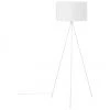 Westwing Collection Tripod Stehlampe Cella mit Stoffschirm, Ø 48 x H 158 cm