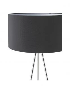 Westwing Collection Tripod Stehlampe Cella mit Stoffschirm, Ø 45 x H 147 cm -Leuchten Verkaufsladen Tripod Stehlampe Cella mit Stoffschirm 45