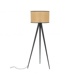 Westwing Collection Tripod Stehlampe Vienna aus Wiener Geflecht, ∅ 50 x H 154 cm