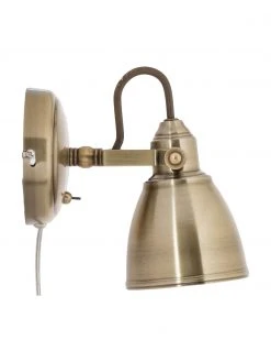 Markslöjd Verstellbare Wandleuchte Fjallbacka mit Stecker in Messing, T 20 x H 17 cm 11 Markslöjd Verstellbare Wandleuchte Fjallbacka mit Stecker in Messing, T 20 x H 17 cm -Leuchten Verkaufsladen Verstellbare Wandleuchte Fjallbacka mit Stecker in Messing 3