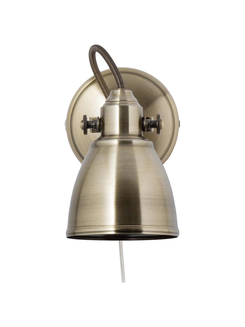 Markslöjd Verstellbare Wandleuchte Fjallbacka mit Stecker in Messing, T 20 x H 17 cm 7 Markslöjd Verstellbare Wandleuchte Fjallbacka mit Stecker in Messing, T 20 x H 17 cm – Bild 5