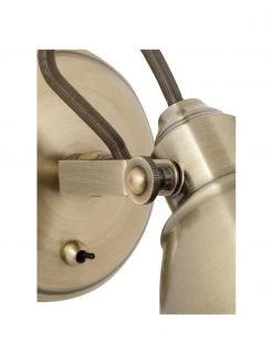 Markslöjd Verstellbare Wandleuchte Fjallbacka mit Stecker in Messing, T 20 x H 17 cm 13 Markslöjd Verstellbare Wandleuchte Fjallbacka mit Stecker in Messing, T 20 x H 17 cm -Leuchten Verkaufsladen Verstellbare Wandleuchte Fjallbacka mit Stecker in Messing 5