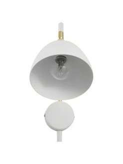Jotex Verstellbare Wandleuchte Luis mit Stecker in Wei&szlig;, T 30 x H 29 cm -Leuchten Verkaufsladen Verstellbare Wandleuchte Luis mit Stecker in Weiss 5