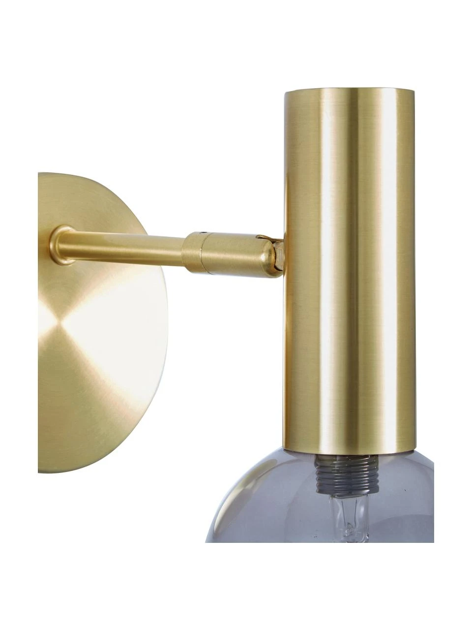 Westwing Collection Verstellbare Wandleuchte Wilson mit Glasschirm, T 22 x H 22 cm 6 Westwing Collection Verstellbare Wandleuchte Wilson mit Glasschirm, T 22 x H 22 cm – Bild 4