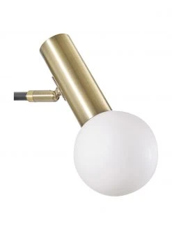 Westwing Collection Verstellbare Wandleuchte Wilson mit Glasschirm, T 22 x H 22 cm -Leuchten Verkaufsladen Verstellbare Wandleuchte Wilson mit Glasschirm 5