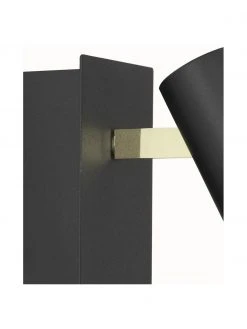 Westwing Collection Verstellbarer LED-Wandstrahler Bobby in Schwarz-Gold, B 7 x H 15 cm 12 Westwing Collection Verstellbarer LED-Wandstrahler Bobby in Schwarz-Gold, B 7 x H 15 cm -Leuchten Verkaufsladen Verstellbarer LED Wandstrahler Bobby in Schwarz Gold 4