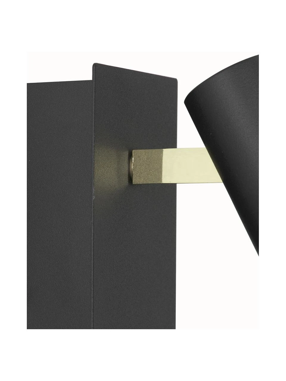 Westwing Collection Verstellbarer LED-Wandstrahler Bobby in Schwarz-Gold, B 7 x H 15 cm 7 Westwing Collection Verstellbarer LED-Wandstrahler Bobby in Schwarz-Gold, B 7 x H 15 cm – Bild 5