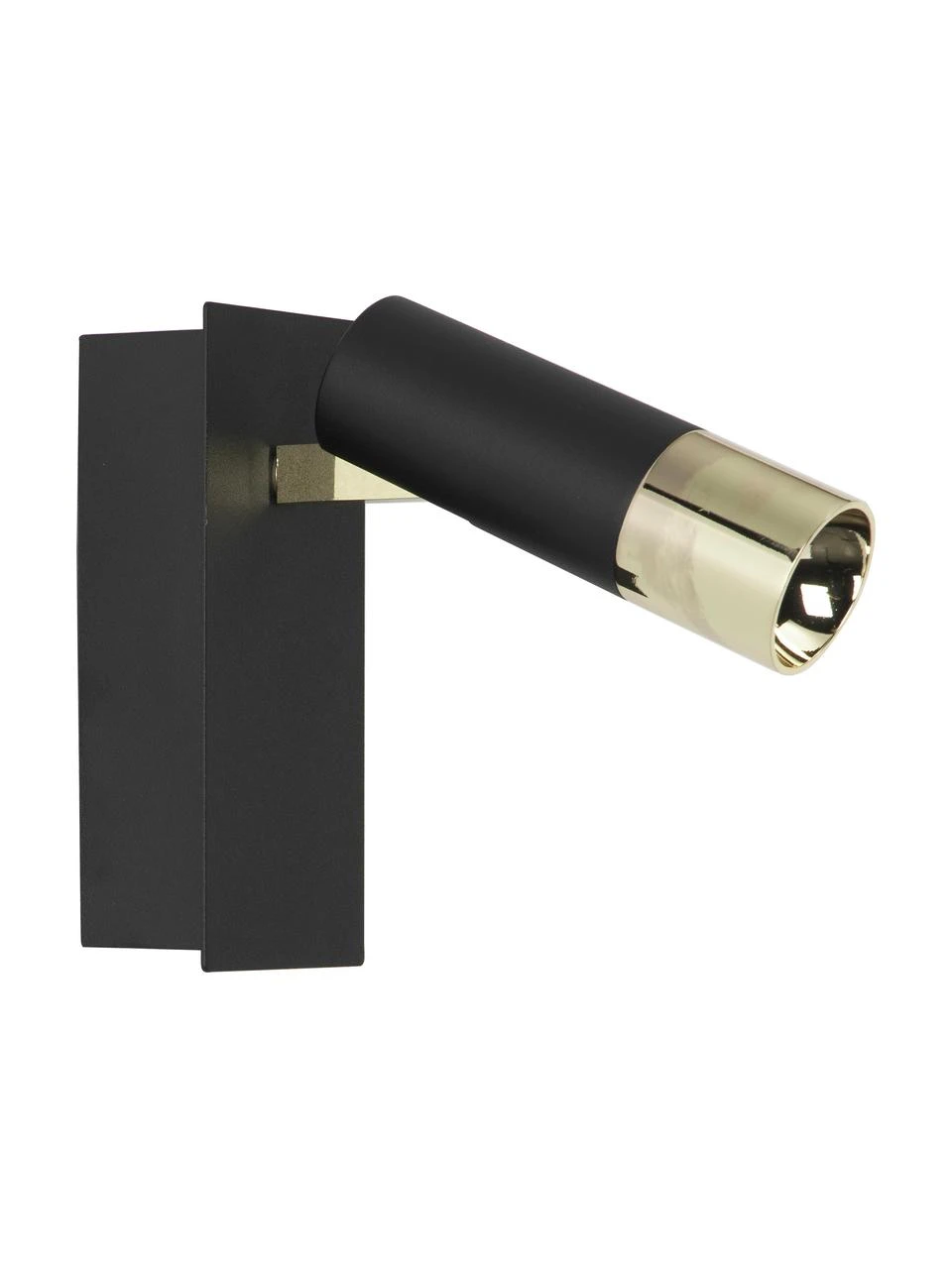 Westwing Collection Verstellbarer LED-Wandstrahler Bobby in Schwarz-Gold, B 7 x H 15 cm 8 Westwing Collection Verstellbarer LED-Wandstrahler Bobby in Schwarz-Gold, B 7 x H 15 cm – Bild 6