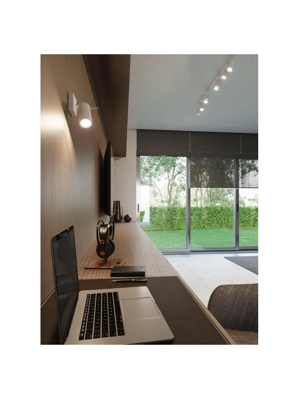 Verstellbarer Wand- und Deckenstrahler Etna in Weiß, B 8 x T 15 cm 4 Verstellbarer Wand- und Deckenstrahler Etna in Weiß, B 8 x T 15 cm – Bild 2