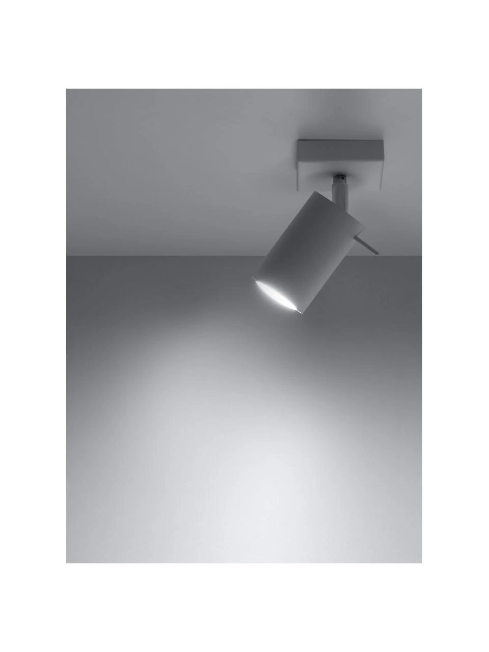 Verstellbarer Wand- und Deckenstrahler Etna in Weiß, B 8 x T 15 cm 7 Verstellbarer Wand- und Deckenstrahler Etna in Weiß, B 8 x T 15 cm – Bild 5