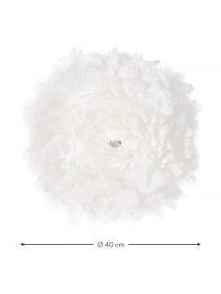 Umage Wand- und Deckenleuchte Eos Up aus Federn, Ø 40 x T 15 cm -Leuchten Verkaufsladen Wand und Deckenleuchte Eos Up aus Federn 3