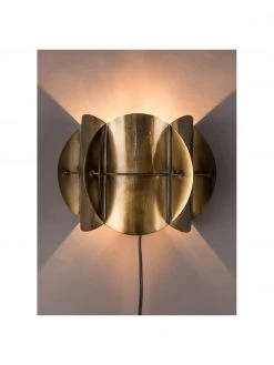 Dutchbone Wandleuchte Corridor mit Stecker und Antik-Finish, B 27 x H 19 cm -Leuchten Verkaufsladen Wandleuchte Corridor mit Stecker und Antik Finish 3