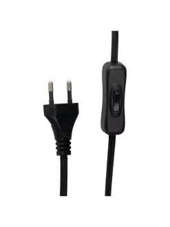 Globen Lighting Wandleuchte Disc mit Stecker in Schwarz, B 22 x T 40 cm -Leuchten Verkaufsladen Wandleuchte Disc mit Stecker in Schwarz 3