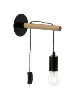 Wandleuchte Jarbo mit Stecker, T 23 x H 26 cm