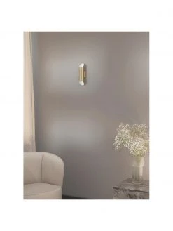 Westwing Collection Wandleuchte Renee in Gold, T 10 x H 28 cm -Leuchten Verkaufsladen Wandleuchte Renee in Gold 5