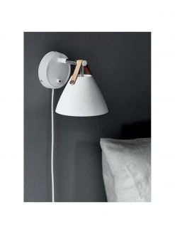 Design for the People Wandleuchte Strap mit austauschbarem Lederband und Stecker, T 21 x H 17 cm -Leuchten Verkaufsladen Wandleuchte Strap mit austauschbarem Lederband und Stecker 5