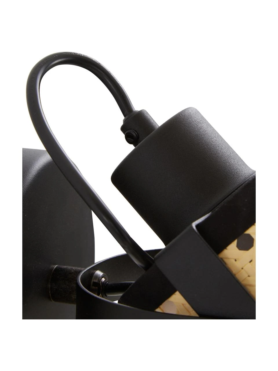 Wandstrahler Ruscomb aus Wiener Geflecht, T 21 x H 18 cm 8 Wandstrahler Ruscomb aus Wiener Geflecht, T 21 x H 18 cm – Bild 6